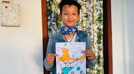 COVID-19 through drawings in Arunachal Pradesh